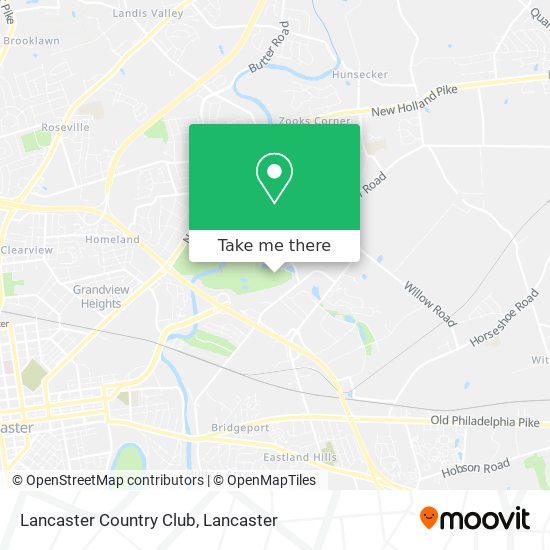 Mapa de Lancaster Country Club