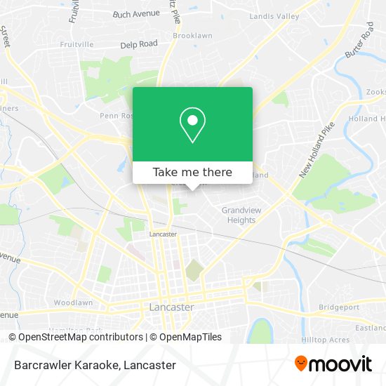 Barcrawler Karaoke map