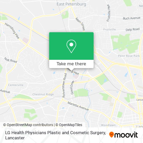 LG Health Physicians Plastic and Cosmetic Surgery map