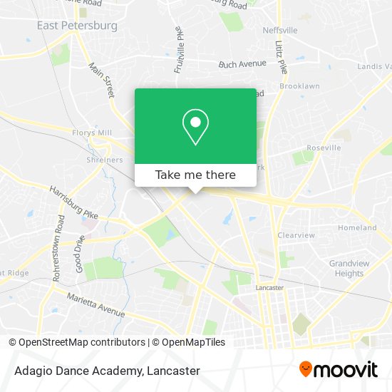 Adagio Dance Academy map