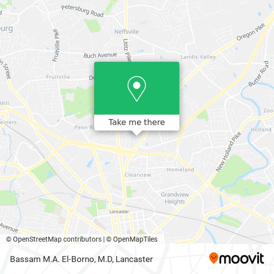 Bassam M.A. El-Borno, M.D map