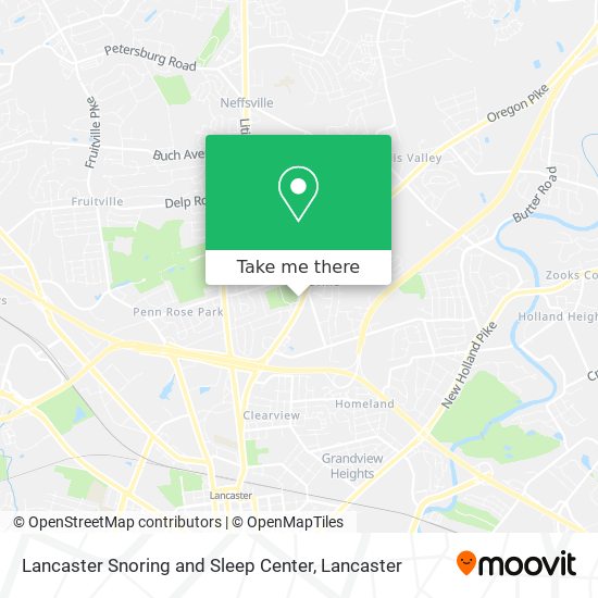 Mapa de Lancaster Snoring and Sleep Center