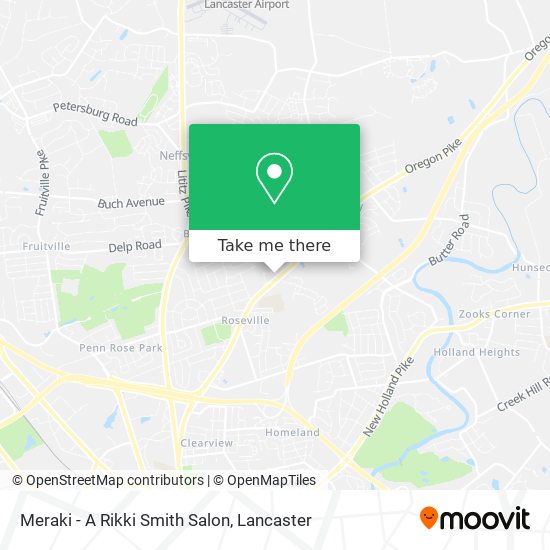 Meraki - A Rikki Smith Salon map