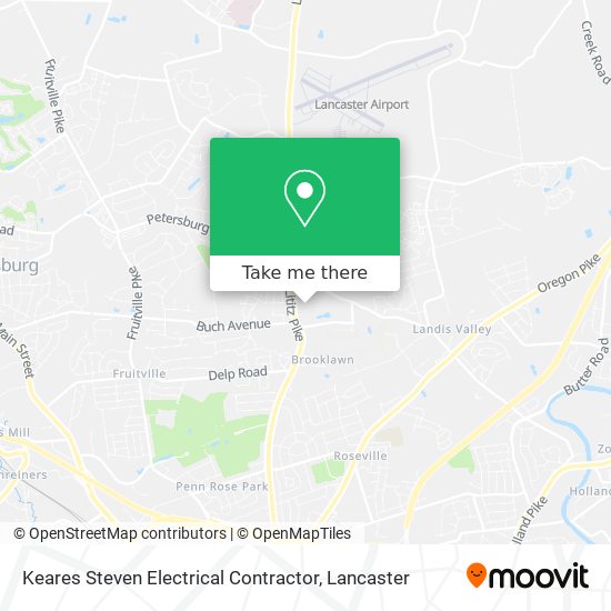 Keares Steven Electrical Contractor map