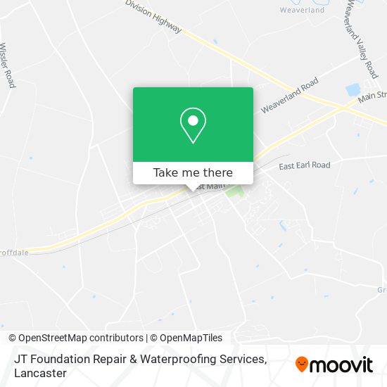 JT Foundation Repair & Waterproofing Services map