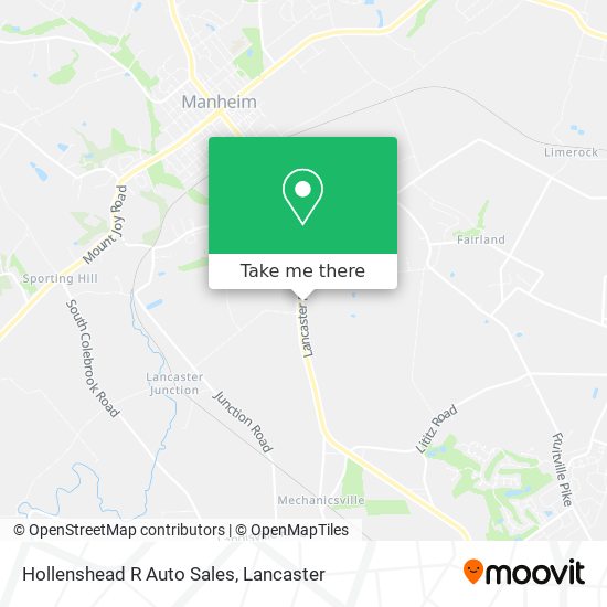 Hollenshead R Auto Sales map