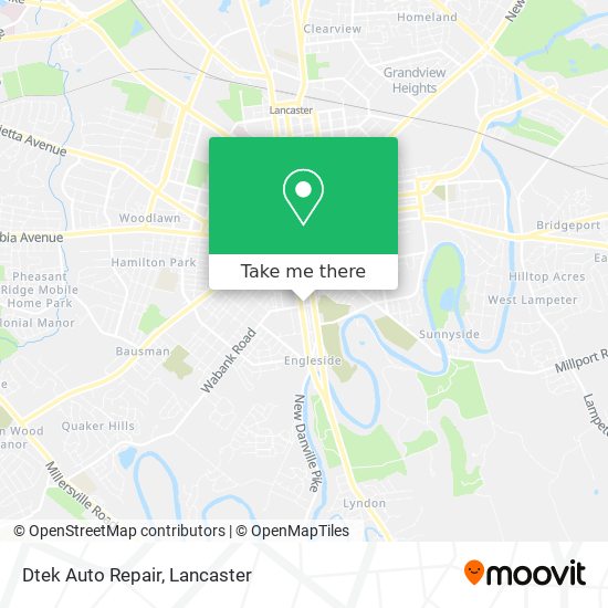 Mapa de Dtek Auto Repair