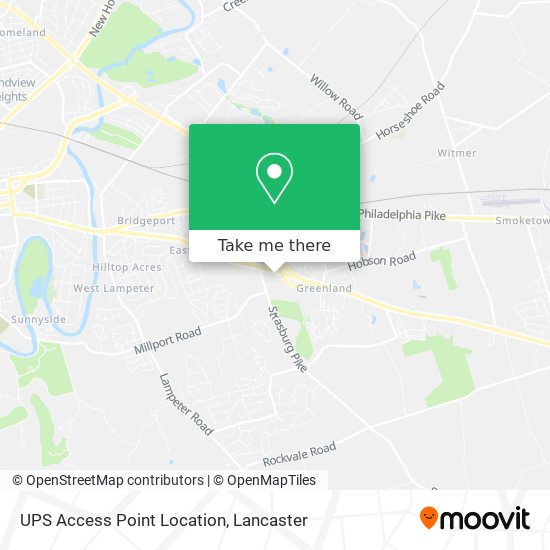 Mapa de UPS Access Point Location