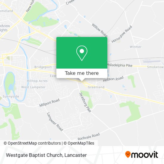 Mapa de Westgate Baptist Church