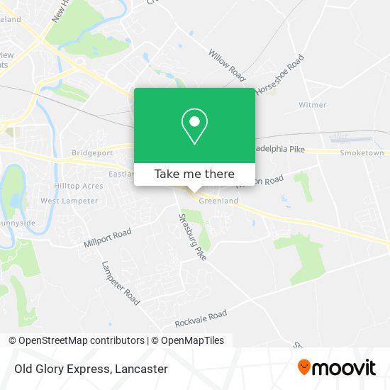 Mapa de Old Glory Express
