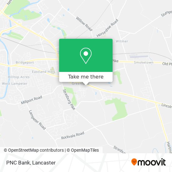 PNC Bank map