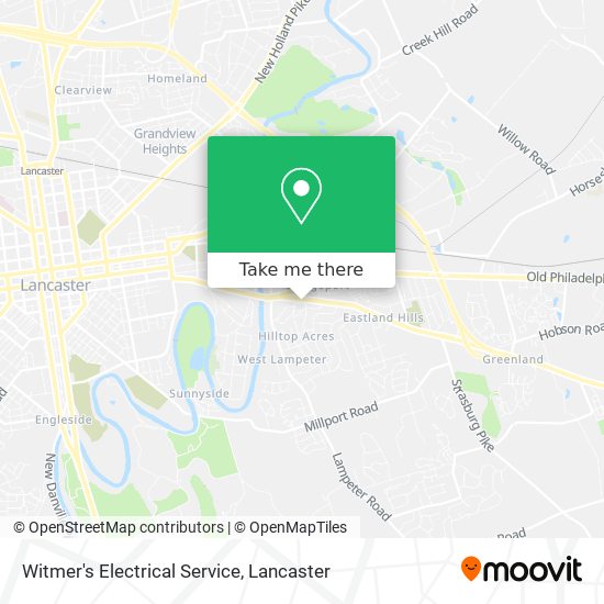 Witmer's Electrical Service map