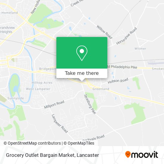 Grocery Outlet Bargain Market map