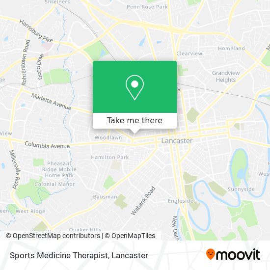 Sports Medicine Therapist map