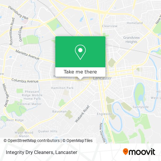 Mapa de Integrity Dry Cleaners