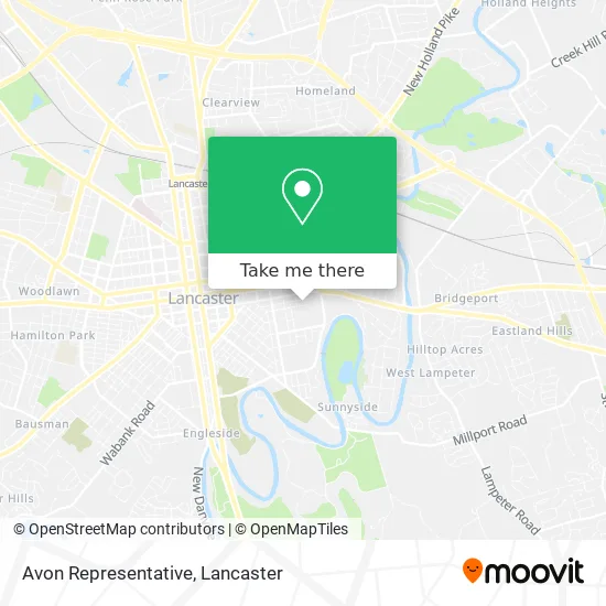 Avon Representative map