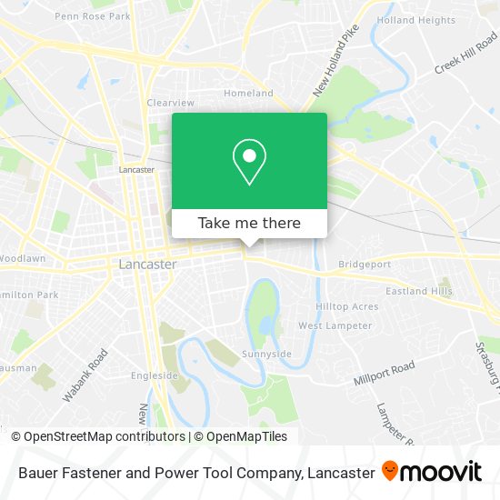 Bauer Fastener and Power Tool Company map