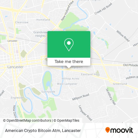 American Crypto Bitcoin Atm map