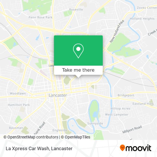Mapa de La Xpress Car Wash