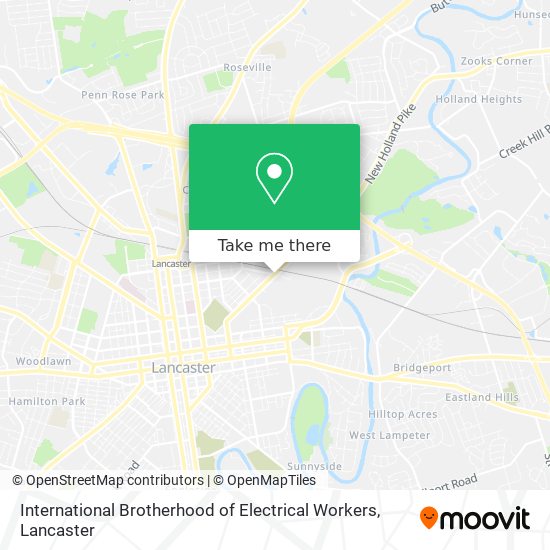 International Brotherhood of Electrical Workers map