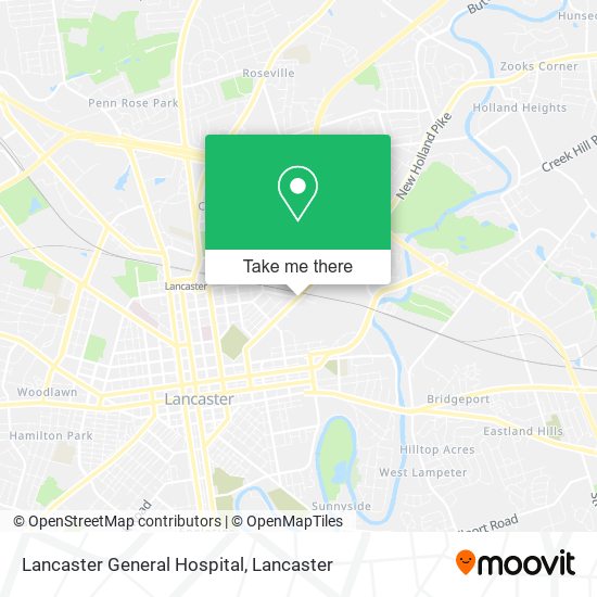 Mapa de Lancaster General Hospital