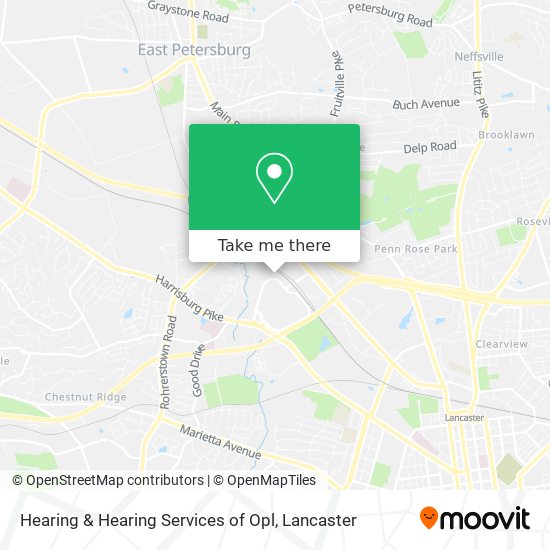 Hearing & Hearing Services of Opl map