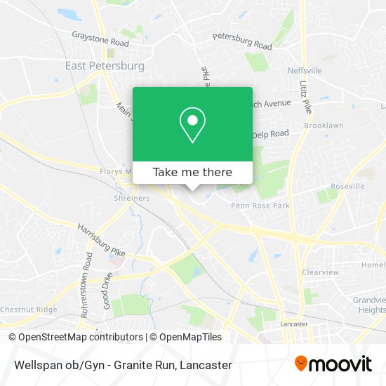 Wellspan ob/Gyn - Granite Run map