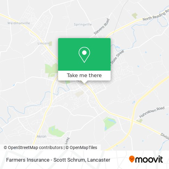 Farmers Insurance - Scott Schrum map