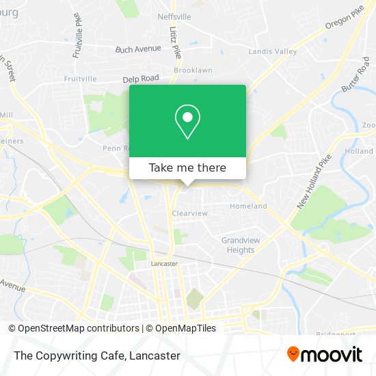 The Copywriting Cafe map