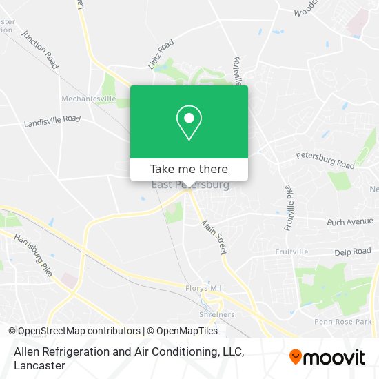 Allen Refrigeration and Air Conditioning, LLC map