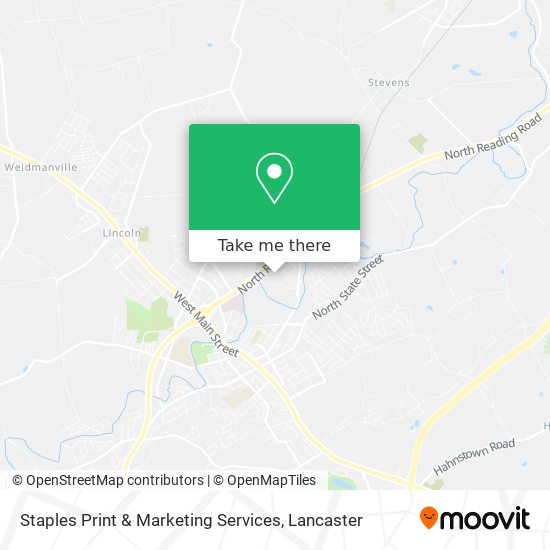 Staples Print & Marketing Services map