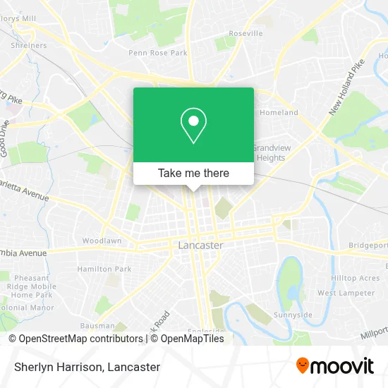 Sherlyn Harrison map