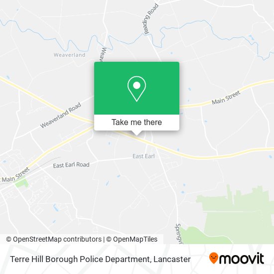 Terre Hill Borough Police Department map