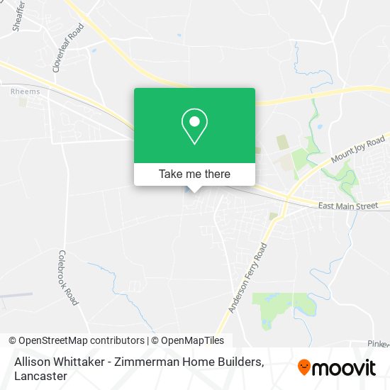 Allison Whittaker - Zimmerman Home Builders map