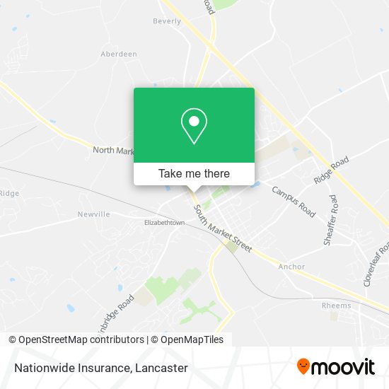 Mapa de Nationwide Insurance