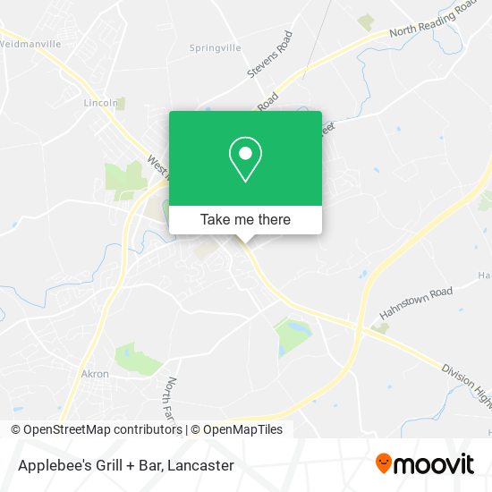 Applebee's Grill + Bar map