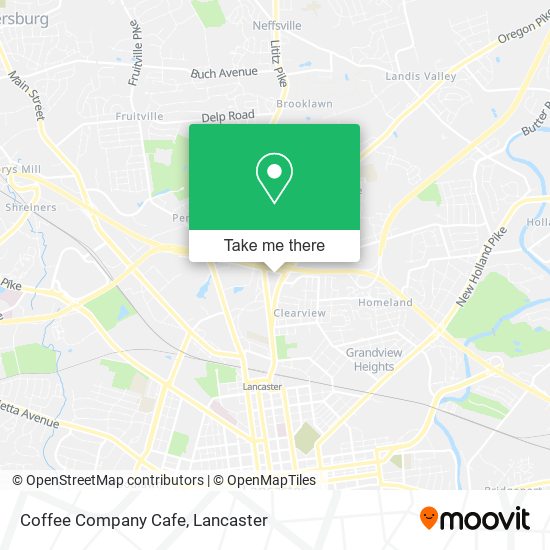 Mapa de Coffee Company Cafe