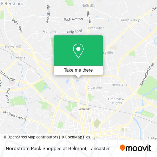 Mapa de Nordstrom Rack Shoppes at Belmont