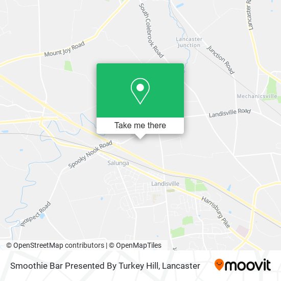 Smoothie Bar Presented By Turkey Hill map