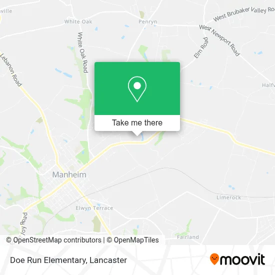 Doe Run Elementary map