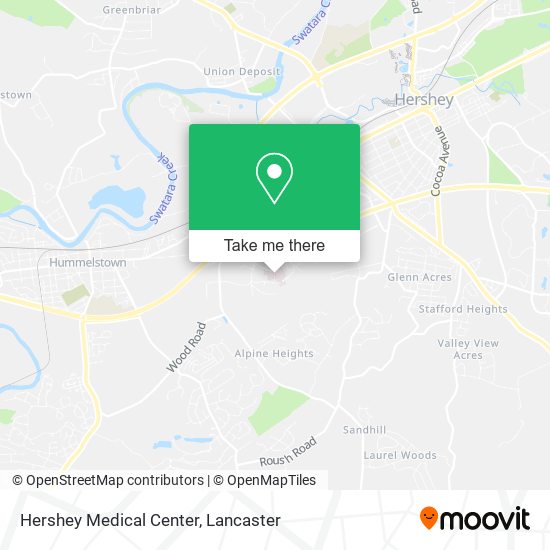 Hershey Medical Center map