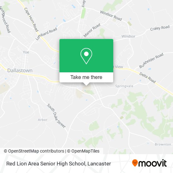 Red Lion Area Senior High School map