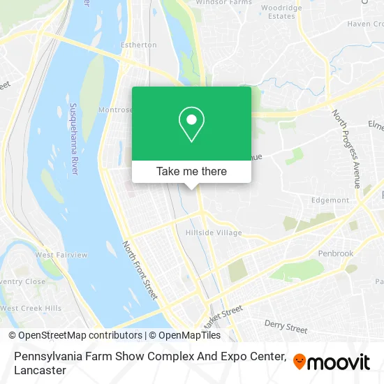 Pennsylvania Farm Show Complex And Expo Center map