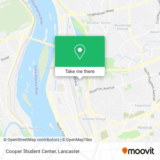 Cooper Student Center map