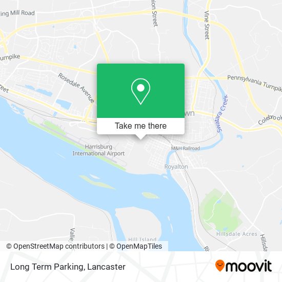 Mapa de Long Term Parking