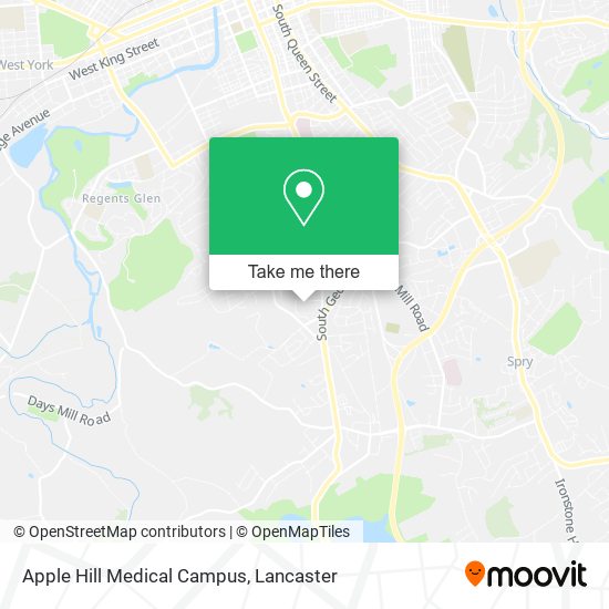 Apple Hill Medical Campus map