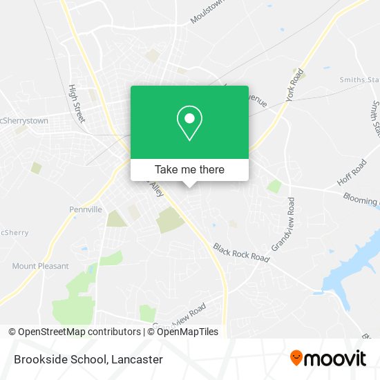 Brookside School map