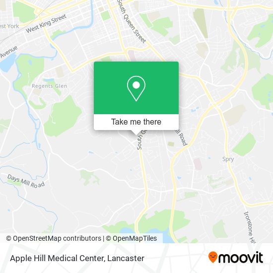 Apple Hill Medical Center map