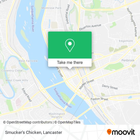 Mapa de Smucker's Chicken