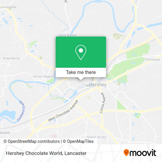 Mapa de Hershey Chocolate World